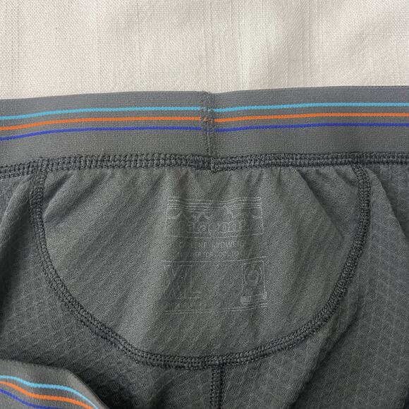 PATAGONIA Mens XL Gray Midweight Capilene Base Layer Thermal Pants Bottoms - Picture 4 of 8